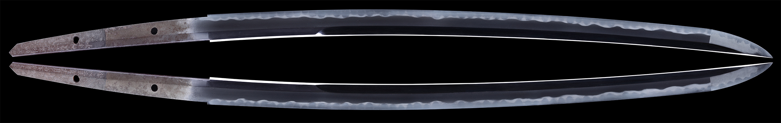 【銘文】表 : 安政六未年十一月百不知老人久幸(以下切) 裏 : 吹毛匣裏冷光寒外道天魔(以下切)